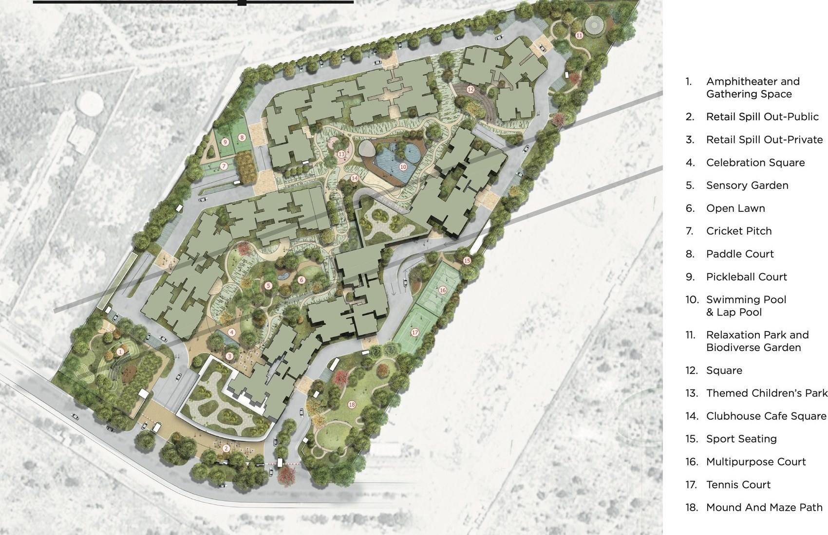 Nikoo Homes 9 master plan layout